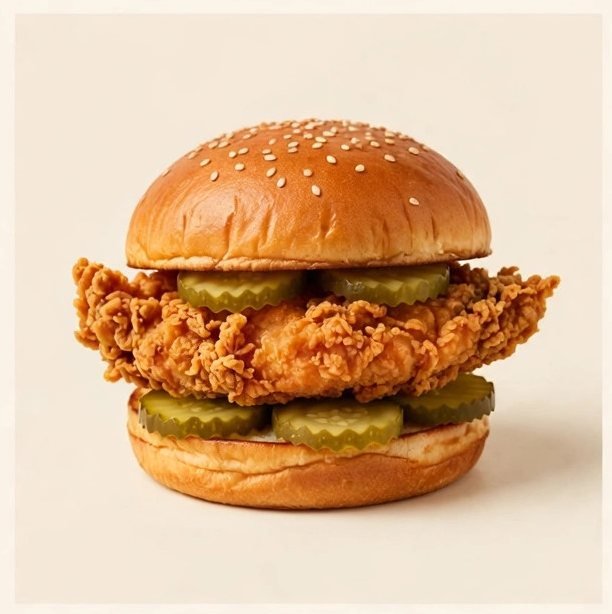 Chick-fil-A® Chicken Sandwich, illustrated artwork created for Menuu Guide