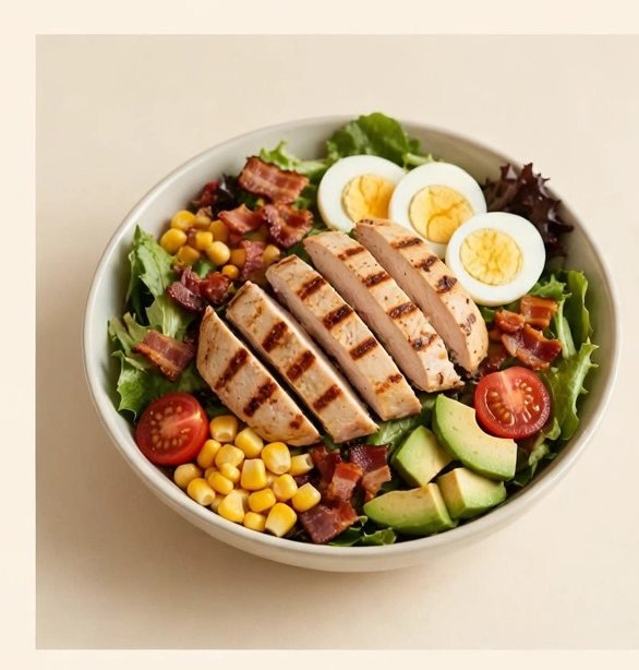 Cobb Salad, illustrated artwork created for Menuu Guide