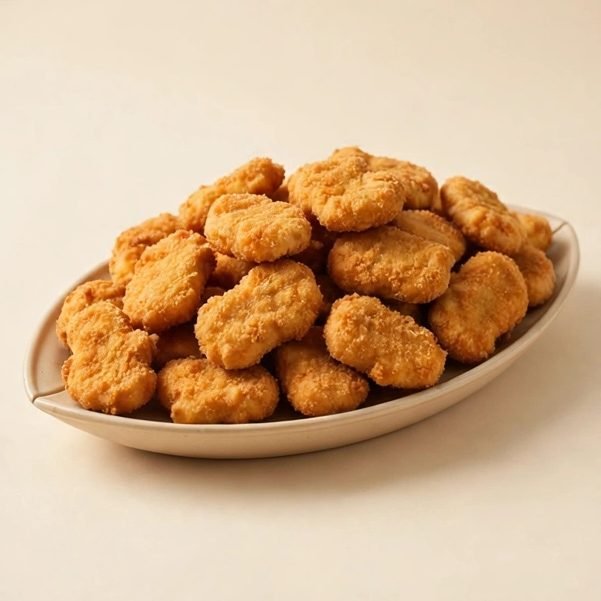 30 ct Chick-fil-A® Nuggets Football-Shaped Tray, illustrated artwork created for Menuu Guide