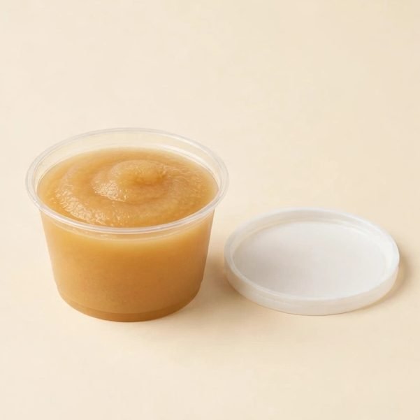 Buddy Fruits® Apple Sauce, illustrated artwork created for Menuu Guide
