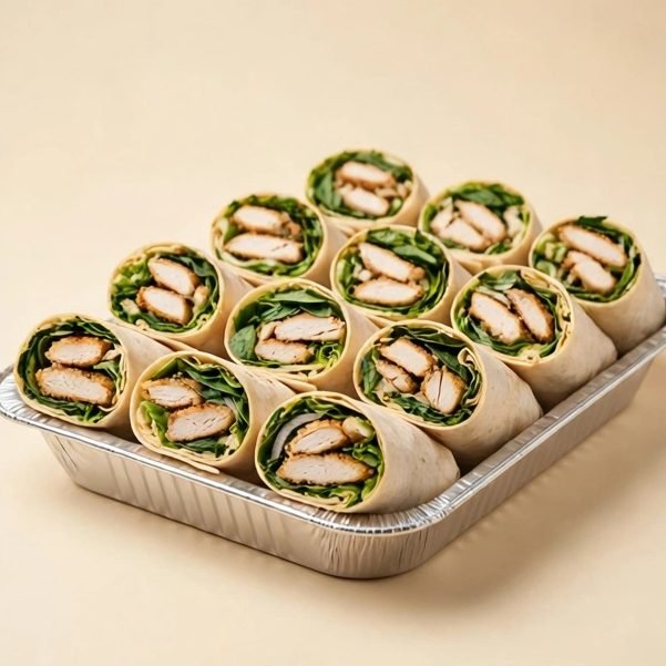 Chick-fil-A® Cool Wrap Trays, illustrated artwork created for Menuu Guide