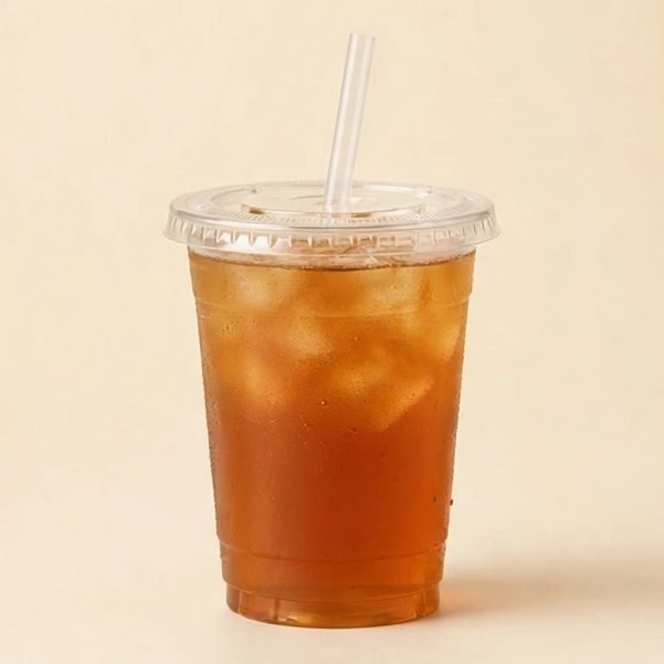 Freshly-Brewed Unsweetened Iced Tea, illustrated artwork created for Menuu Guide