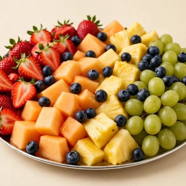 Fruit Tray, illustrated artwork created for Menuu Guide