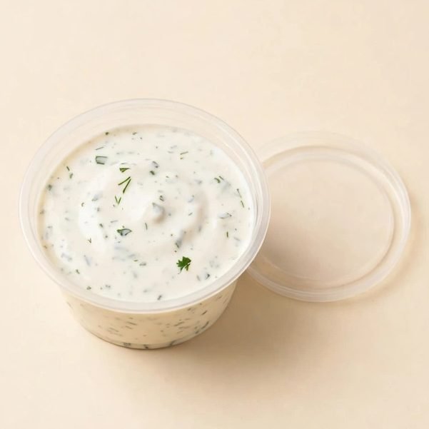 Garden Herb Ranch Sauce, illustrated artwork created for Menuu Guide