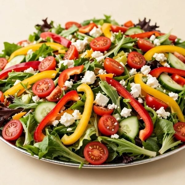 Garden Salad Tray, illustrated artwork created for Menuu Guide