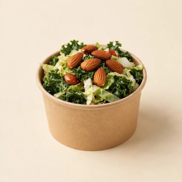 Kale Crunch Side, illustrated artwork created for Menuu Guide