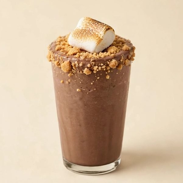 S'mores Milkshake, illustrated artwork created for Menuu Guide