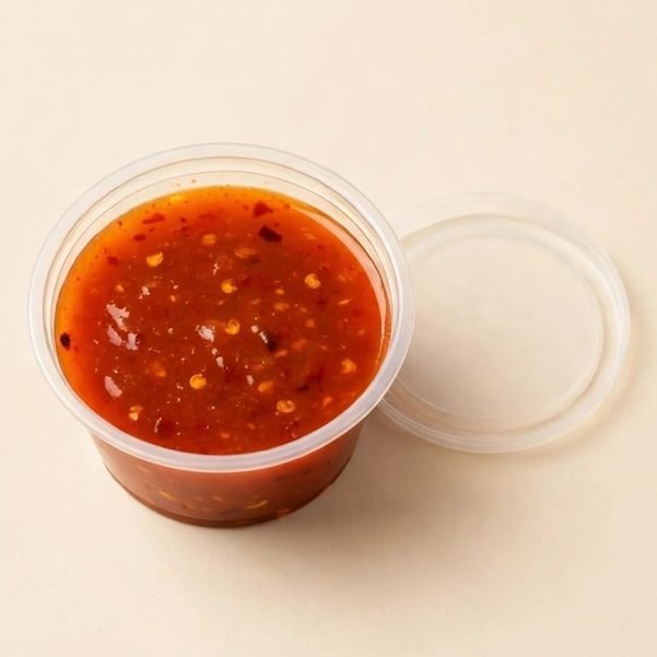 Sweet & Spicy Sriracha Sauce, illustrated artwork created for Menuu Guide